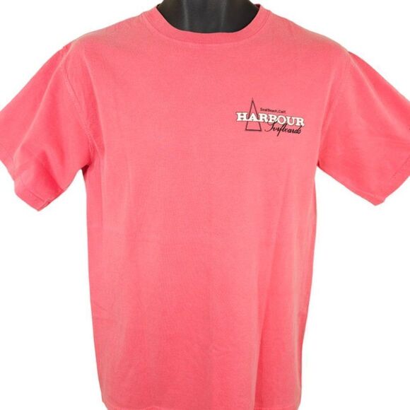 Harbour Surfboards T Shirt Mens Size Small Seal Beach California Surfing Surfer - Picture 2 of 8